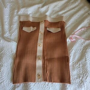 Jonathan Simkhai Ribbed Knit Skirt